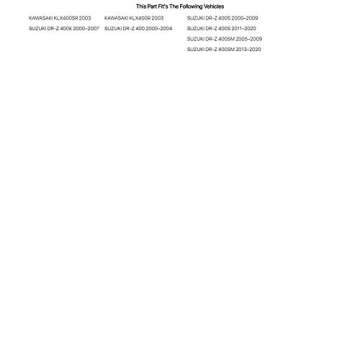 K&N High Performance Air Filter for Suzuki & Kawasaki Bikes