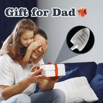 Gifts for Dad from Daughter Fathers Day Gifts Ice Cream Spoon Scoop for Ice Cream Lovers, Dad Gifts ...