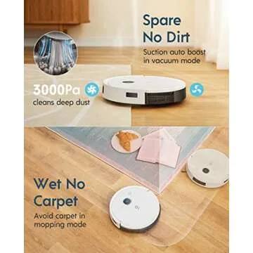 Yeedi Vac 2 Pro Robot Vacuum and Mop Combo - Smart Cleaning Solution