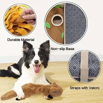 Meilzer Snuffle Mat - Interactive Dog Puzzle for Fun