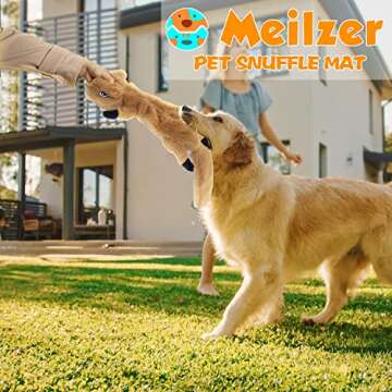 Meilzer Snuffle Mat - Interactive Dog Puzzle for Fun