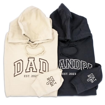 Customized Dad Embroidered Sweatshirt for Every Occasion