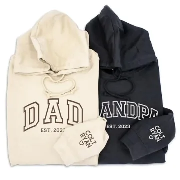 Customized Dad Embroidered Sweatshirt for Every Occasion