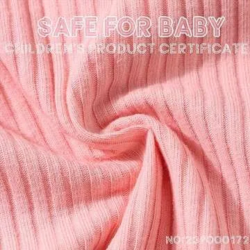 GDTOGRT Baby Girl Clothes Newborn Outfit Infant Ruffle Sleeve Romper and Floral Pants with Cute Headband Sets Baby Clothes for Girls 0-3 Months - Pink