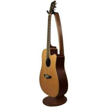 Ruach GS-1 Acoustic Electric Guitar Stand - Mahogany