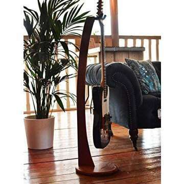 Ruach GS-1 Acoustic Electric Guitar Stand - Mahogany