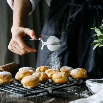 Cocoa Flour Dispenser Sifter for Baking and Cleaning Tool