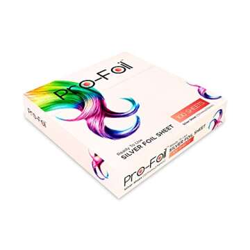 Just Home Pink Hair Highlighting Pop Up Foils 100 Sheets, Pre – Cut for Bleaching, Coloring, Lightening, Styling, In-Built Dispenser for Professionals, Salons, Personal Use