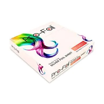 Just Home Pink Hair Highlighting Pop Up Foils 100 Sheets, Pre – Cut for Bleaching, Coloring, Lightening, Styling, In-Built Dispenser for Professionals, Salons, Personal Use