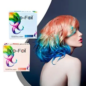 Just Home Pink Hair Highlighting Pop Up Foils 100 Sheets, Pre – Cut for Bleaching, Coloring, Lightening, Styling, In-Built Dispenser for Professionals, Salons, Personal Use