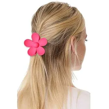8PCS Flower Hair Clips for Women - Strong Hold Floral Accessories