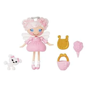 Lalaloopsy Mini Doll 2-Pack – Cloud E. Sky + Storm E. Sky with Mini Pets Poodle & Cat, Two 3” Mini Dolls with Accessories, in Reusable House Package playset, for Ages 3-103, Multicolor