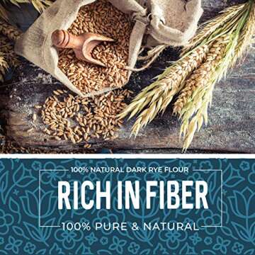 Rye Flour 2lb - Whole Grain, Non-GMO Baking Essential