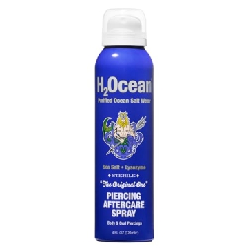 H2Ocean Piercing Aftercare Spray Fast Healing 4oz