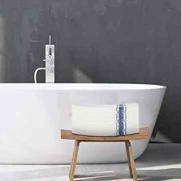 200 Pack Disposable Hand Towels for Guest Bathroom Paper Napkins Soft Dinner Napkins Absorbent Decorative for Kitchen Dinners Wedding Christmas Birthday Parties Supply (Blue)