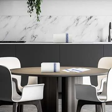 200 Pack Disposable Hand Towels for Guest Bathroom Paper Napkins Soft Dinner Napkins Absorbent Decorative for Kitchen Dinners Wedding Christmas Birthday Parties Supply (Blue)