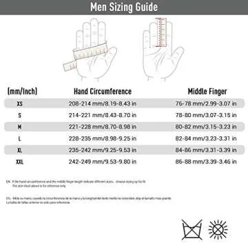 Vgo Safety Leather Work Gloves for Men and Gardening