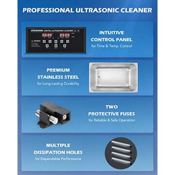 30L Ultrasonic Cleaning Machine with Heater & Timer