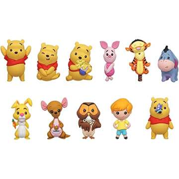 Disney Winnie The Pooh - 3D Foam Bag Clips in Blind Bag