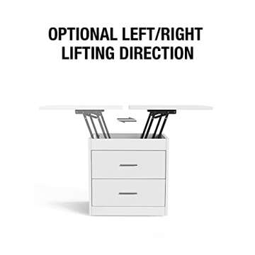 YOURLITE Upgrade Nightstand with Lift Top & Storage