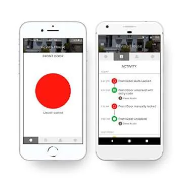August Home Smart Lock Pro + Connect Hub - Wi-Fi Smart Lock for Keyless Entry - Works with Alexa, Google Assistant, and more – Dark Gray