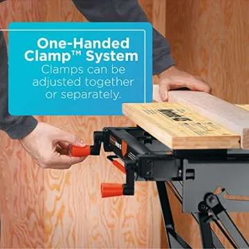 BLACK+DECKER Workmate Workbench: 550 lb Capacity & Versatile Clamps