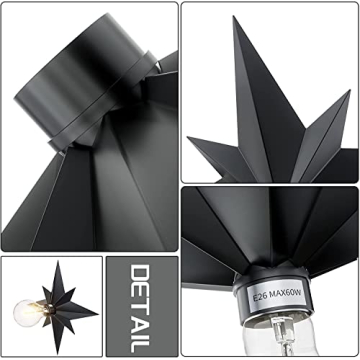 Modern FRIDEKO HOME Flush Mount Ceiling Light Fixture - 2 Pack