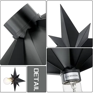 Modern FRIDEKO HOME Flush Mount Ceiling Light Fixture - 2 Pack