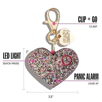 BlingSting Personal Safety Alarm - Stylish Self-Defense Keychain