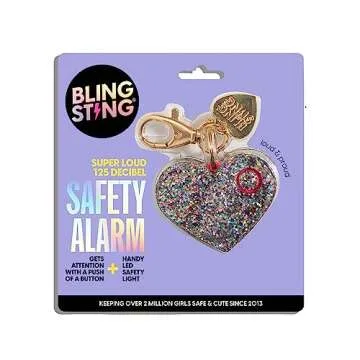 BlingSting Personal Safety Alarm - Stylish Self-Defense Keychain
