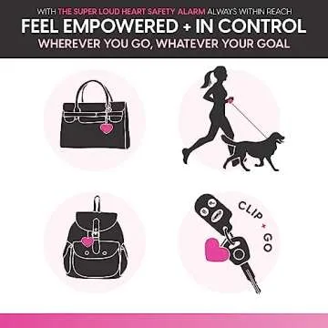 BlingSting Personal Safety Alarm - Stylish Self-Defense Keychain