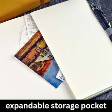 RICCO BELLO Classic College Ruled Notebook | Faux Leather Hardcover Lined Writing Journal for Work, Home, School | 192 Lined Pages, 5.7 x 8.4-Inches (Butterfly)