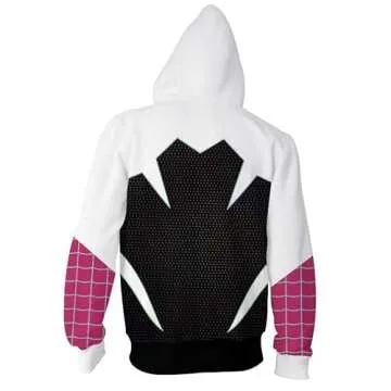 CHAROUP Adult Zip Hoodies Unisex Novetly Sweatshirt Jacket (Style 2, Medium)