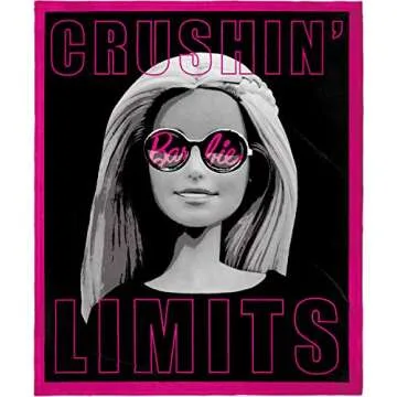 INTIMO Barbie Crushin' Limits Plush Throw Blanket - 50x60 inches