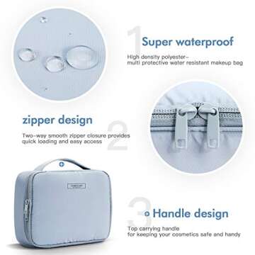 Mossio Canvas Tote Bag for Women With Pockets Everyday Bag,D