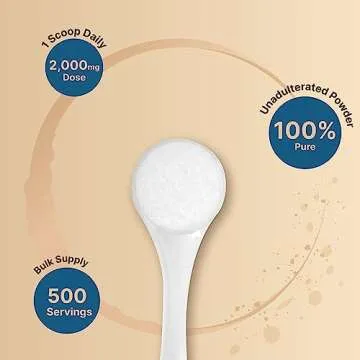 NatureBell Pure Taurine Powder for Heart Health & Energy