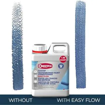 OWATROL Easy Flow Paint Additive Premium, Medium for Acrylic Paint Pouring Art, Water-Based Acrylic Paint Conditioner to Eliminate Brush and Roller Marks 1.06 US Quart (1 Liter)