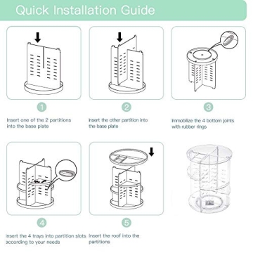 Seinlife 360 Rotating Makeup Organizer for Every Beauty Lover