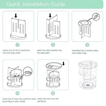 Seinlife 360 Rotating Makeup Organizer for Every Beauty Lover