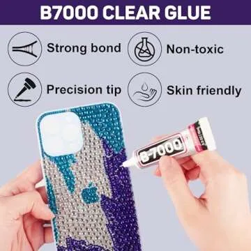 Craft with B7000 Glue & 20100 Dark Purple Rhinestones