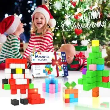 Magnetic Building Blocks for Kids 3-8 | 40pcs Set