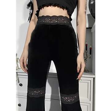 Stylish Plus Size Gothic Trousers for Women