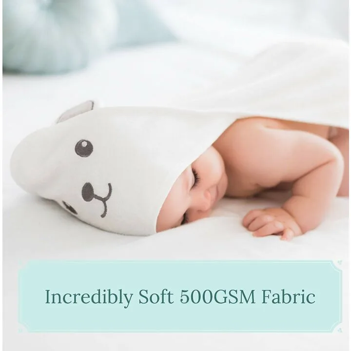 Organic Bamboo Hooded Baby Towel - Soft & Cozy