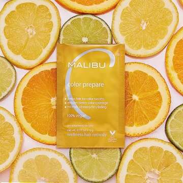 Malibu C Color Prepare Wellness Hair Remedy (1 Packet) - Extends Hair Color Vibrancy & Counteracts D...