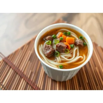 Nissin Cup Noodles Soup Beef Flavor Microwaveable 12-Pack