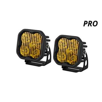 Worklight SS3 Pro Yellow SAE Fog Standard Pair - Diode Dynamics - Ultimate Lighting Solution