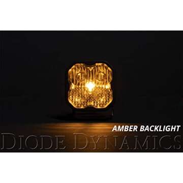 SS3 Pro Yellow SAE Fog Lights by Diode Dynamics - Bright & Reliable