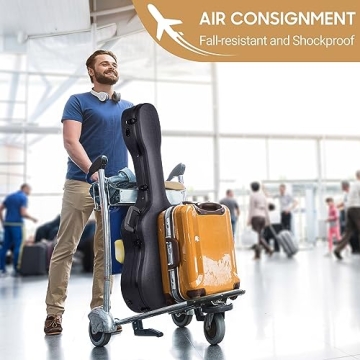 CAHAYA 41 Inch Hard Acoustic Guitar Case - Reliable Protection