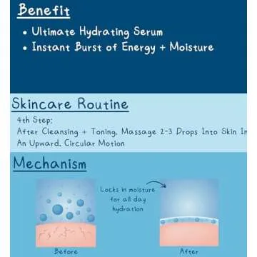 2-in-1 Moisture Lock Serum, Formulated with Camellia and Lotus, Korean Skincare, Clean Beauty, Vegan, Cruelty Free, and Paraben Free