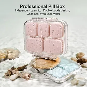 Travel Smart with UNI-AOSA Multi-Compartment Pill Organizer